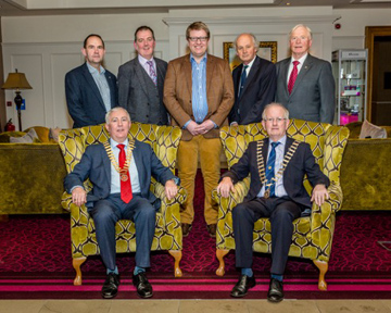 president Ken with members from Monaghan and Sligo Clubs 