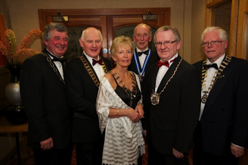 President Kenny Fisher with Guests